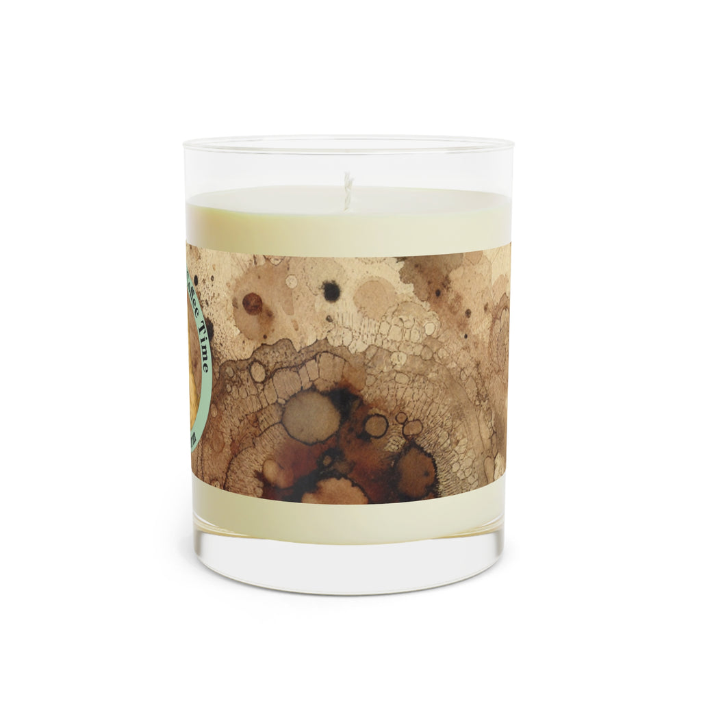 Coffee Time Scented Candle - Full Glass, 11oz, Relaxing Gift for Coffee Lovers, Home Decor, Aromatherapy, Warm Ambiance