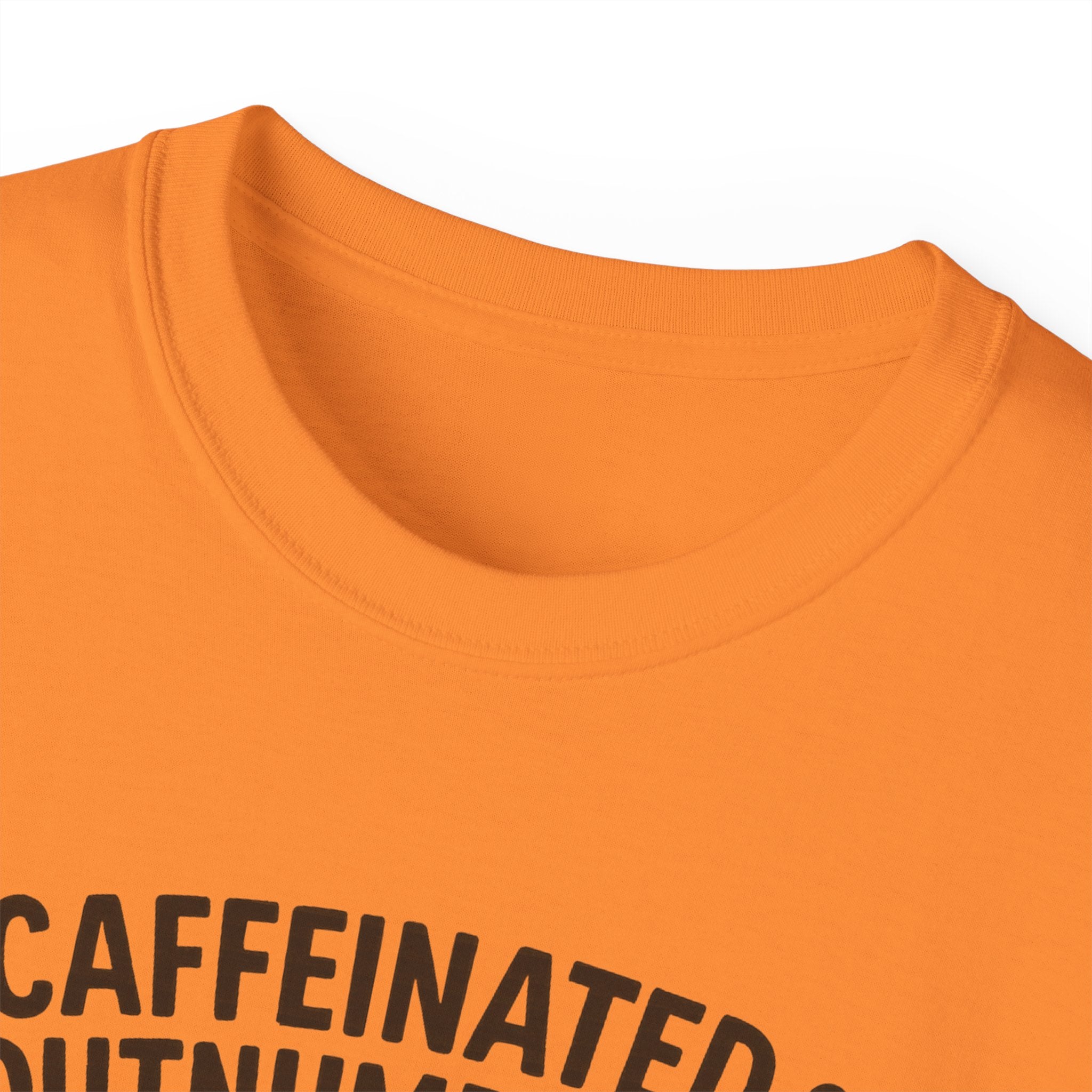 Caffeinated & Outnumbered Tee, Mom Life Shirt, Funny Parenting Tee, Gifts for Moms, Family Humor T-Shirt, Cute Kids Design