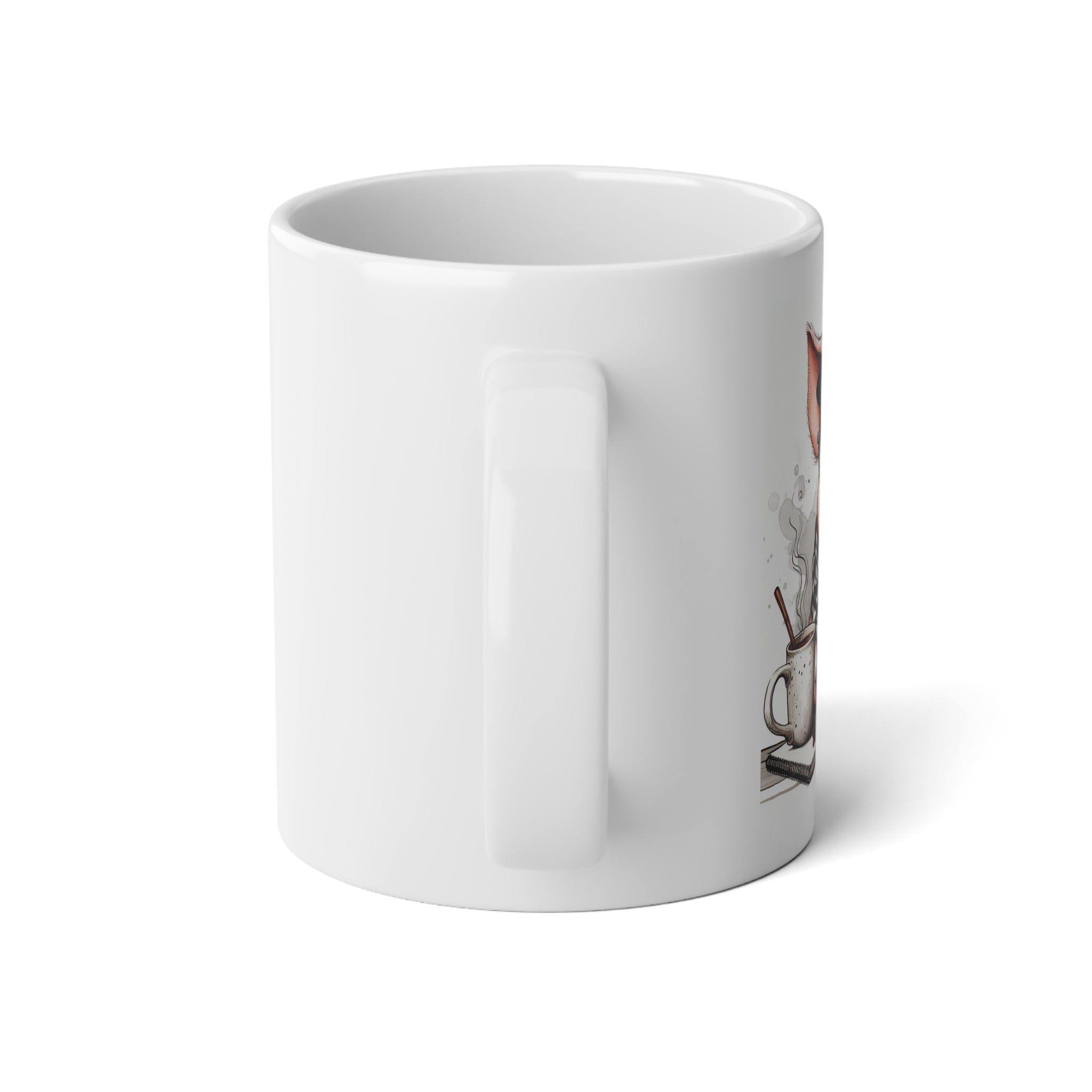 Playful Pig Jumbo Mug - 20oz, Cute Farmhouse Coffee Cup, Funny Pig Mug, Gift for Pig Lovers, Quirky Kitchen Decor