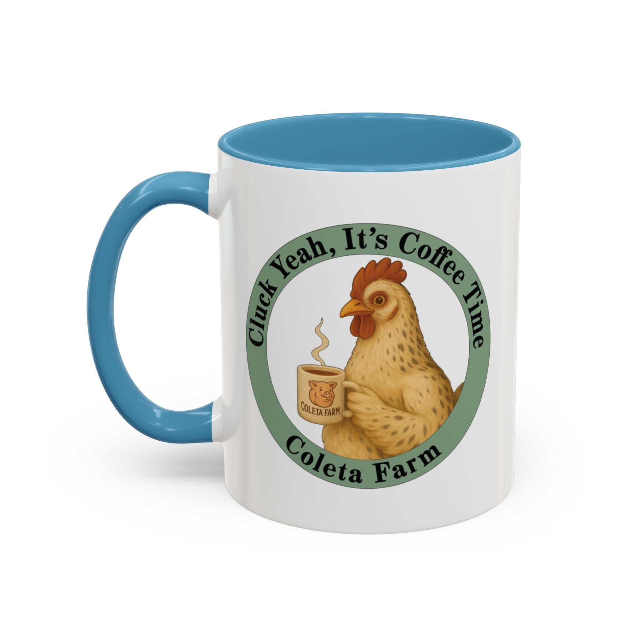 11 oz Charming Chicken Lover Coffee Mug, Gift for Cat Enthusiasts, Cozy Home Decor, Funny Cat Mug, Purrfect for Any Occasion