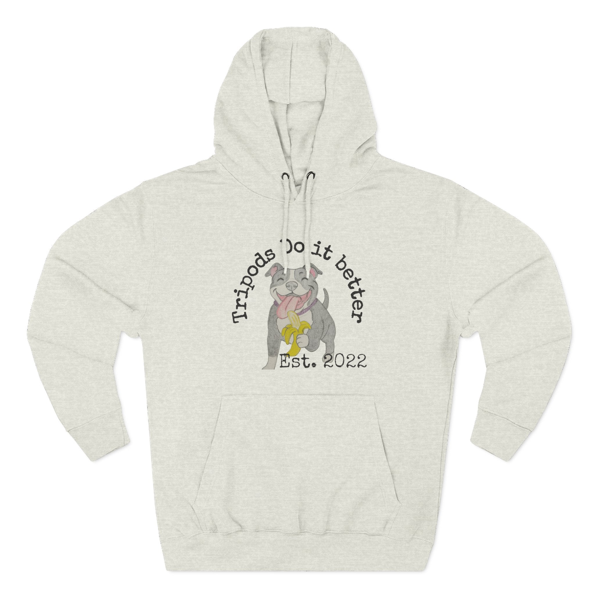 Three-Panel Fleece Hoodie - Perfect Gift for Animal Lovers, Cozy Comfort for Any Occasion, Celebrating Pets, Unique Pet Tribute [...]