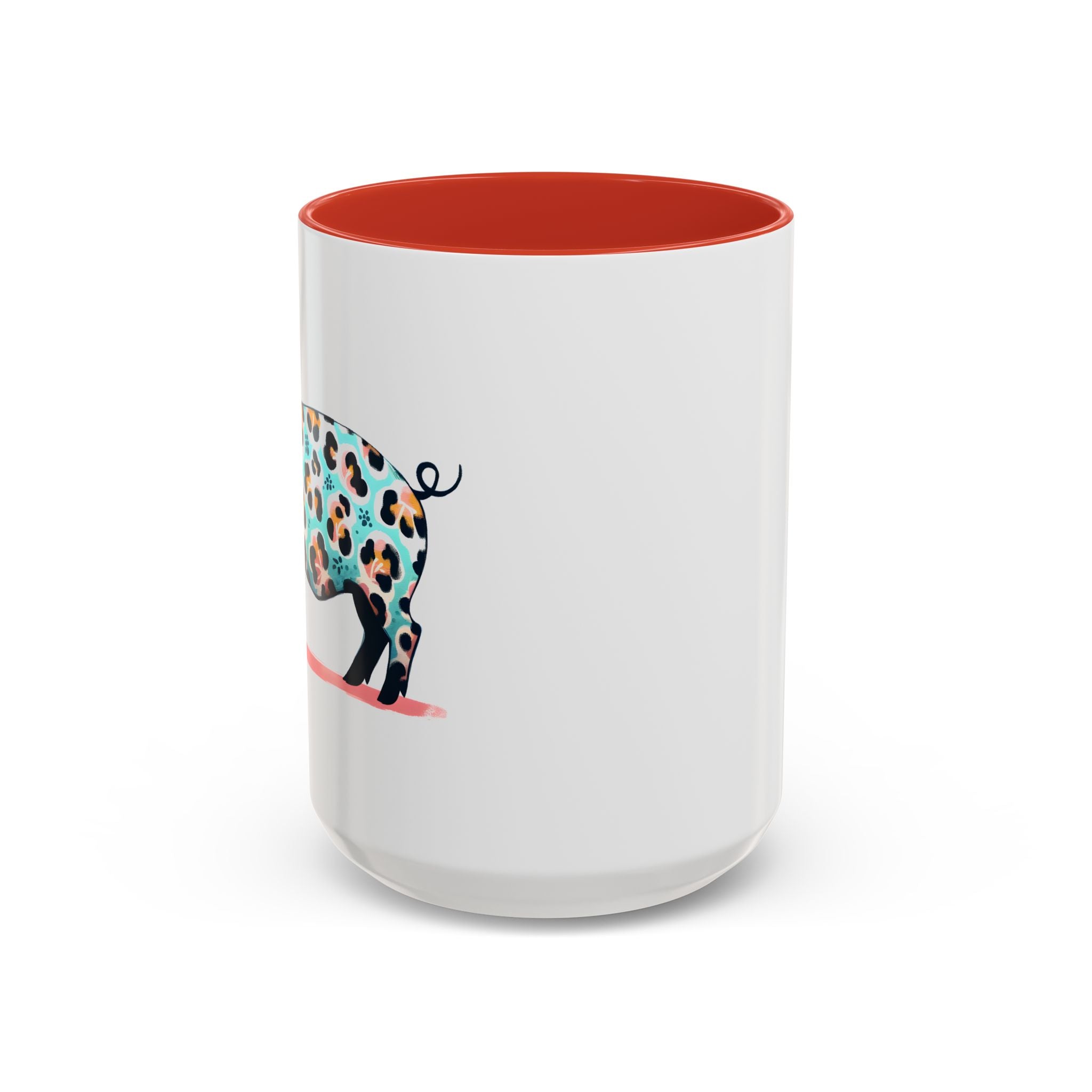 Playful Leopard Print Accent Coffee Mug | Unique Gift for Animal Lovers, Kitchen Decor, Tea Lovers, Birthday Present, Personalized Mug