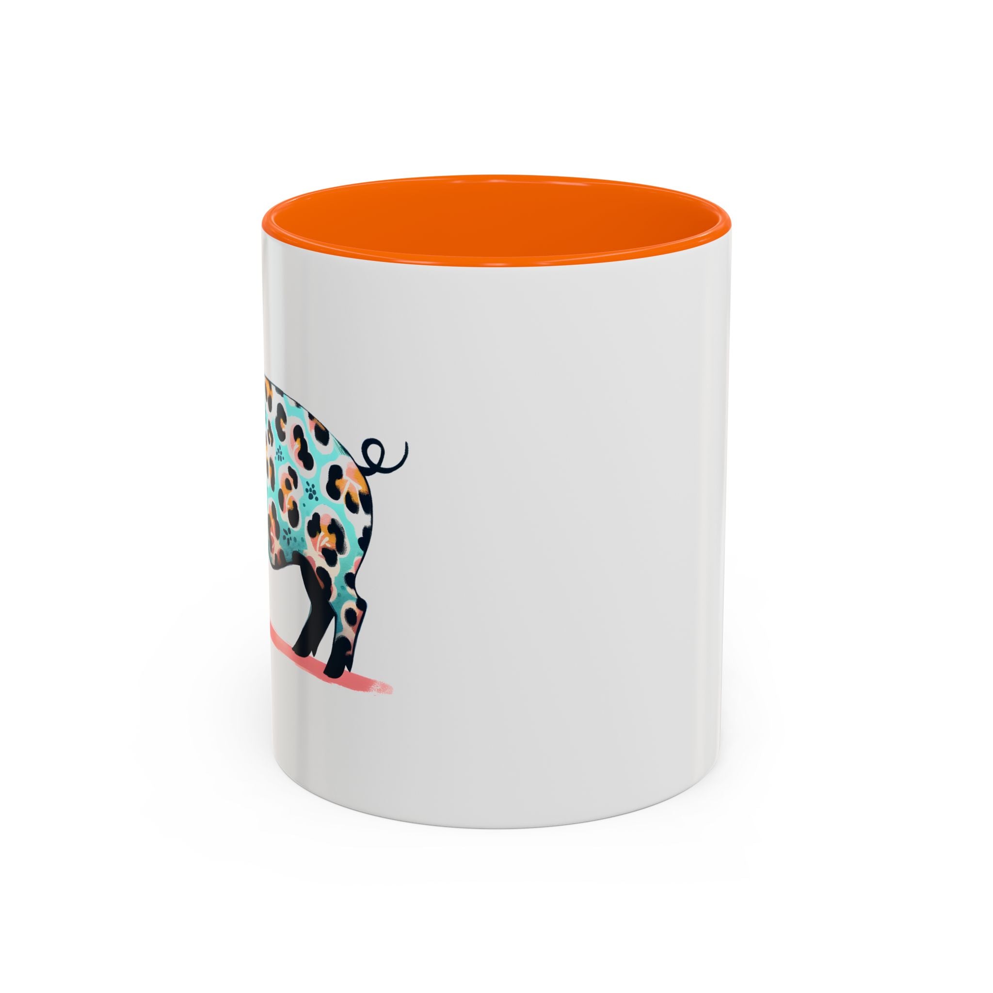 Playful Leopard Print Accent Coffee Mug | Unique Gift for Animal Lovers, Kitchen Decor, Tea Lovers, Birthday Present, Personalized Mug