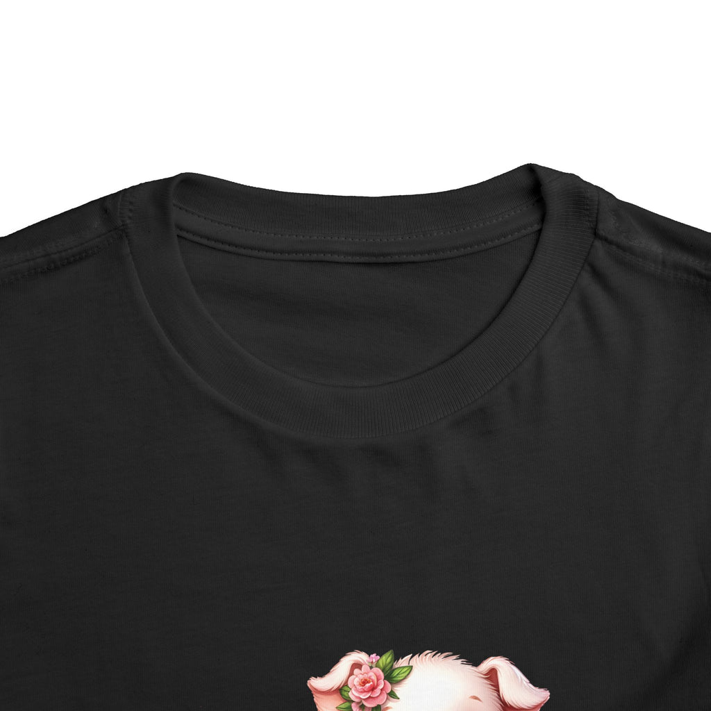 Sassy Pig Toddler Tee, Cute Kids T-Shirt, Birthday Gift, Toddler Apparel, Funny Animal Shirt, Playful Baby Tee
