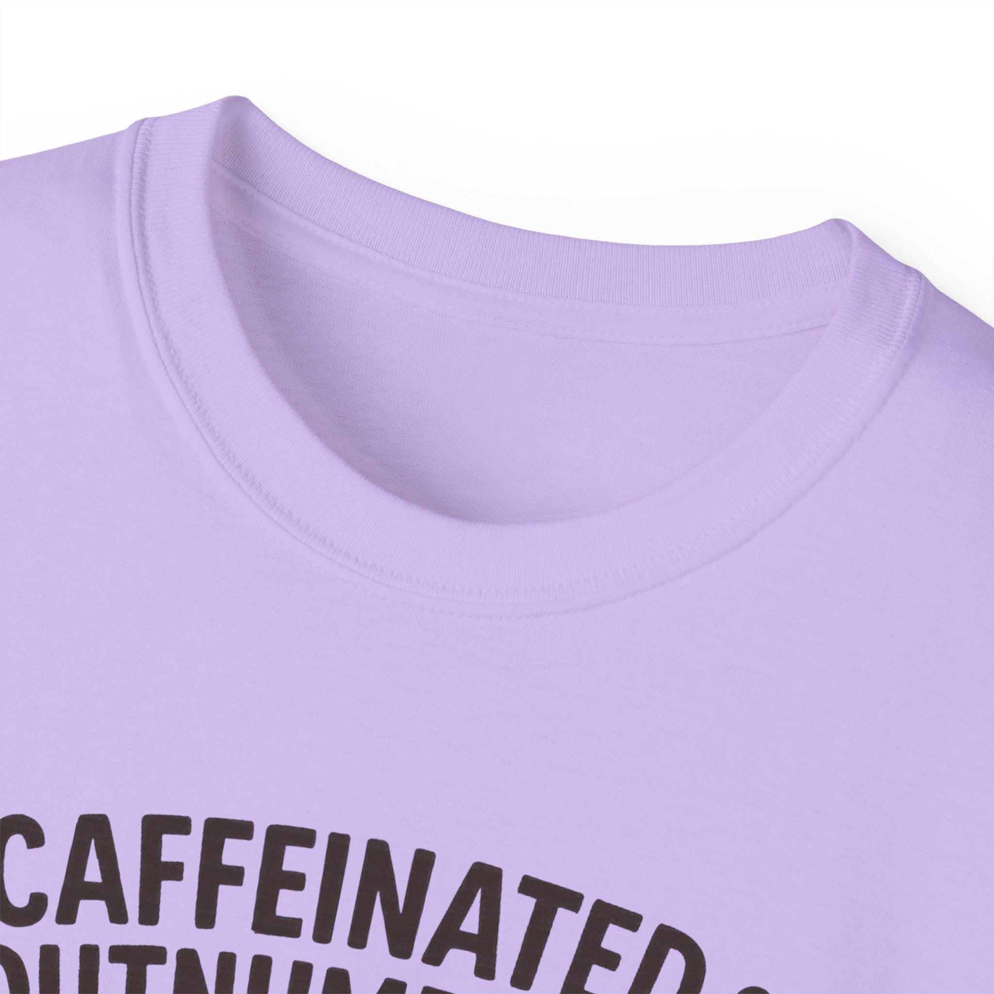 Caffeinated & Outnumbered Tee, Mom Life Shirt, Funny Parenting Tee, Gifts for Moms, Family Humor T-Shirt, Cute Kids Design