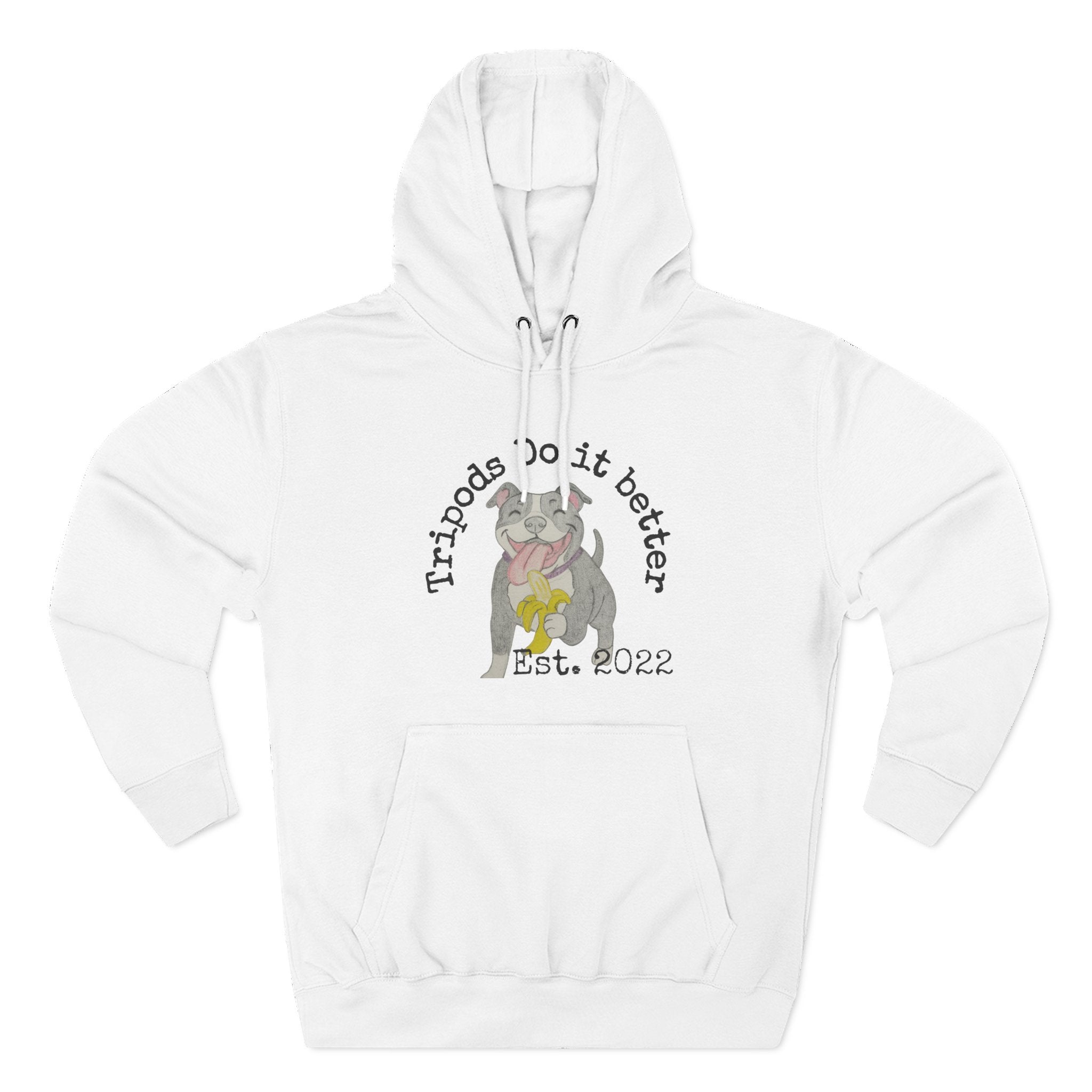 Three-Panel Fleece Hoodie - Perfect Gift for Animal Lovers, Cozy Comfort for Any Occasion, Celebrating Pets, Unique Pet Tribute [...]