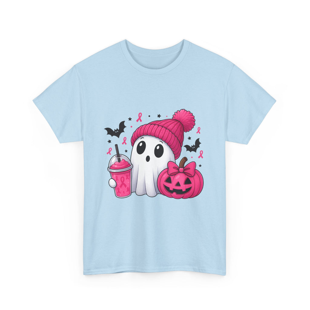 Cute Halloween Ghost Tee, Unisex Halloween Shirt, Spooky Graphic Tee, Fall Apparel, Trick or Treat Shirt, Pumpkin and Ghost Design