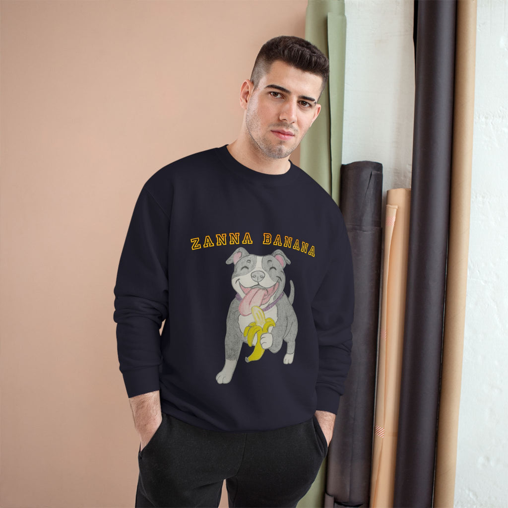 Champion Sweatshirt with Cute Dog Design, Cozy Pet Lover Gift, Funny Dog Sweatshirt, Perfect for Birthdays and Casual Wear