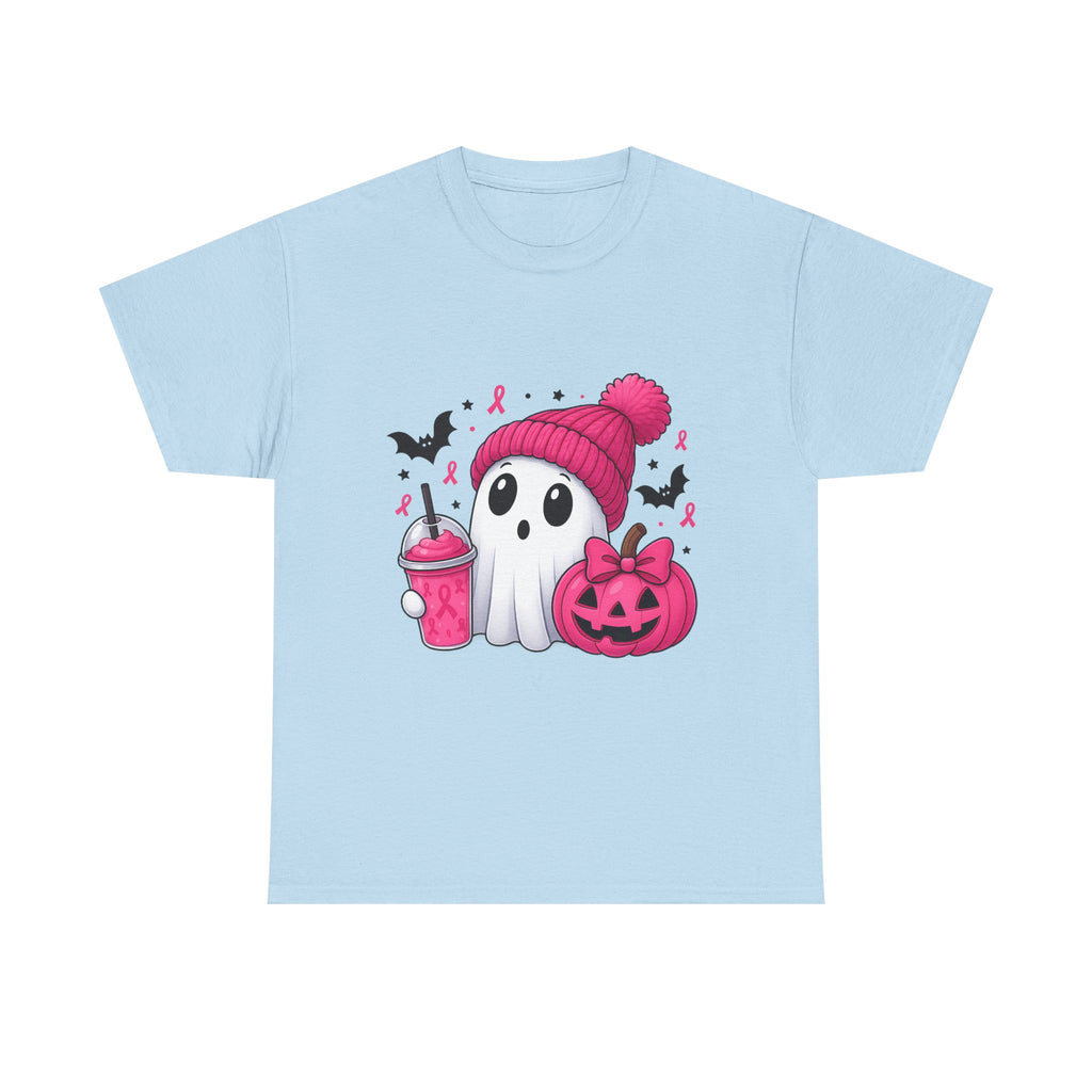 Cute Halloween Ghost Tee, Unisex Halloween Shirt, Spooky Graphic Tee, Fall Apparel, Trick or Treat Shirt, Pumpkin and Ghost Design