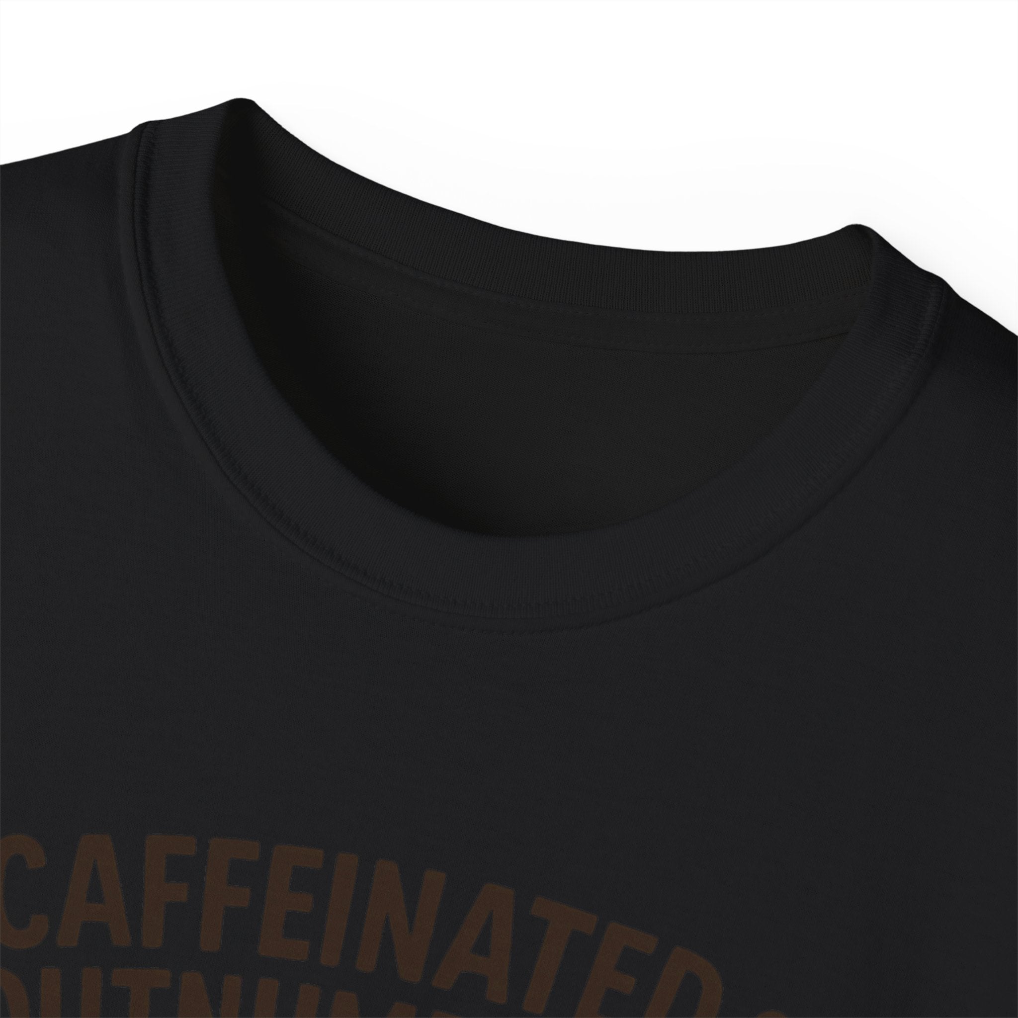 Caffeinated & Outnumbered Tee, Mom Life Shirt, Funny Parenting Tee, Gifts for Moms, Family Humor T-Shirt, Cute Kids Design